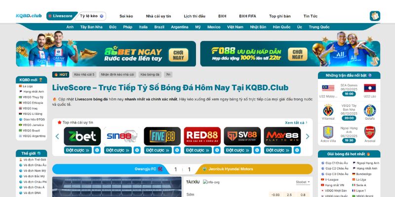 KQBD.Club - Cổng tin tức thể thao, livecore hàng đầu Việt Nam